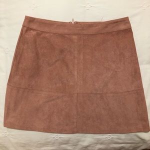 Lulu’s Faux Suede Skirt